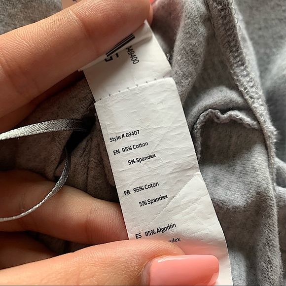 🎉5/$30 - Grey V-Neck bodysuit - Picture 9 of 9